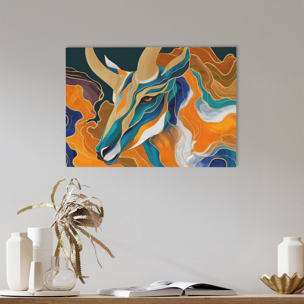 Golden Goat - Luxury Wall Art
