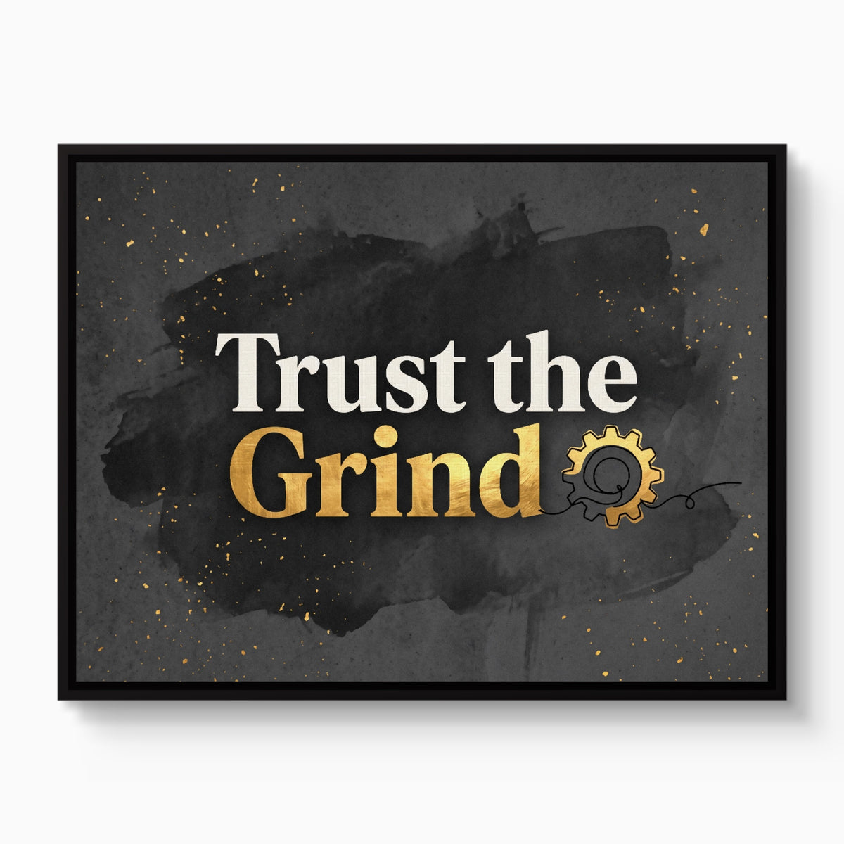 Golden Grind Gear — golden grind gear white studio framed black