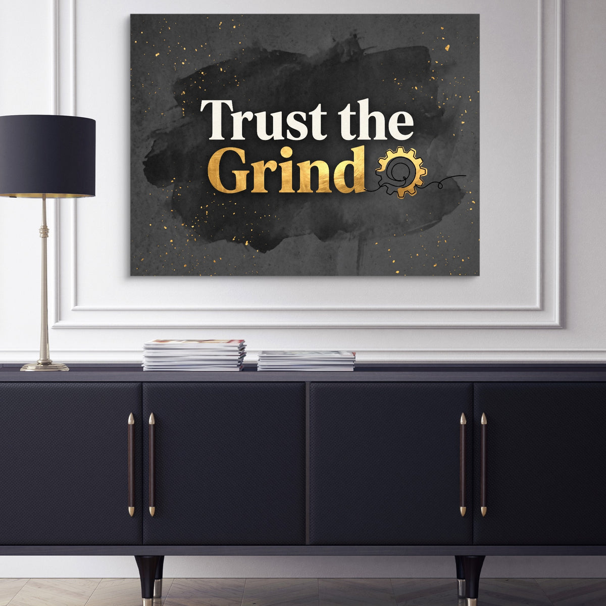 Golden Grind Gear — golden grind gear sq blue cabinet 1land flush print