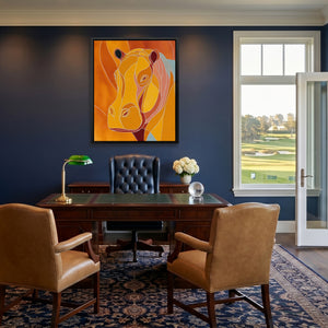 Golden Hippo Doodle — Golden Hippo Doodle Golf House Blue Port 24