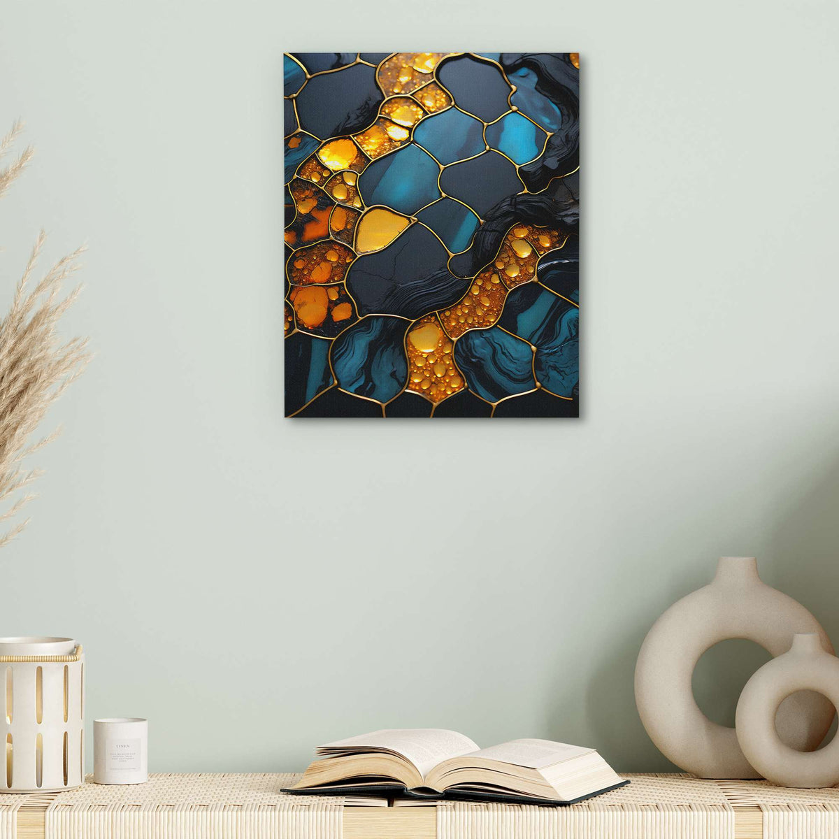 Golden Honey - Luxury Wall Art