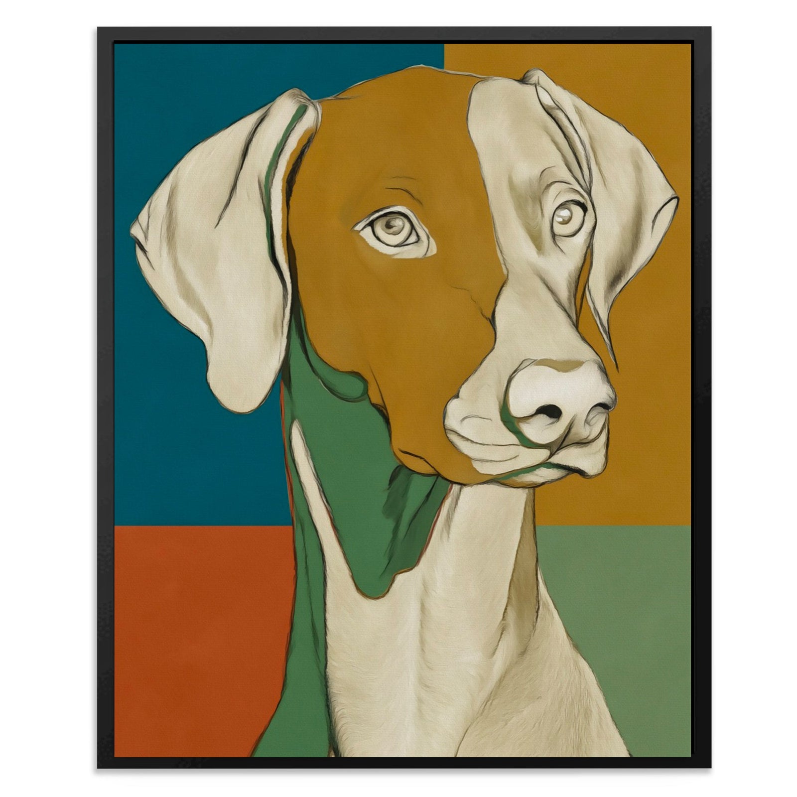 Golden Hour Companion - Luxury Wall Art