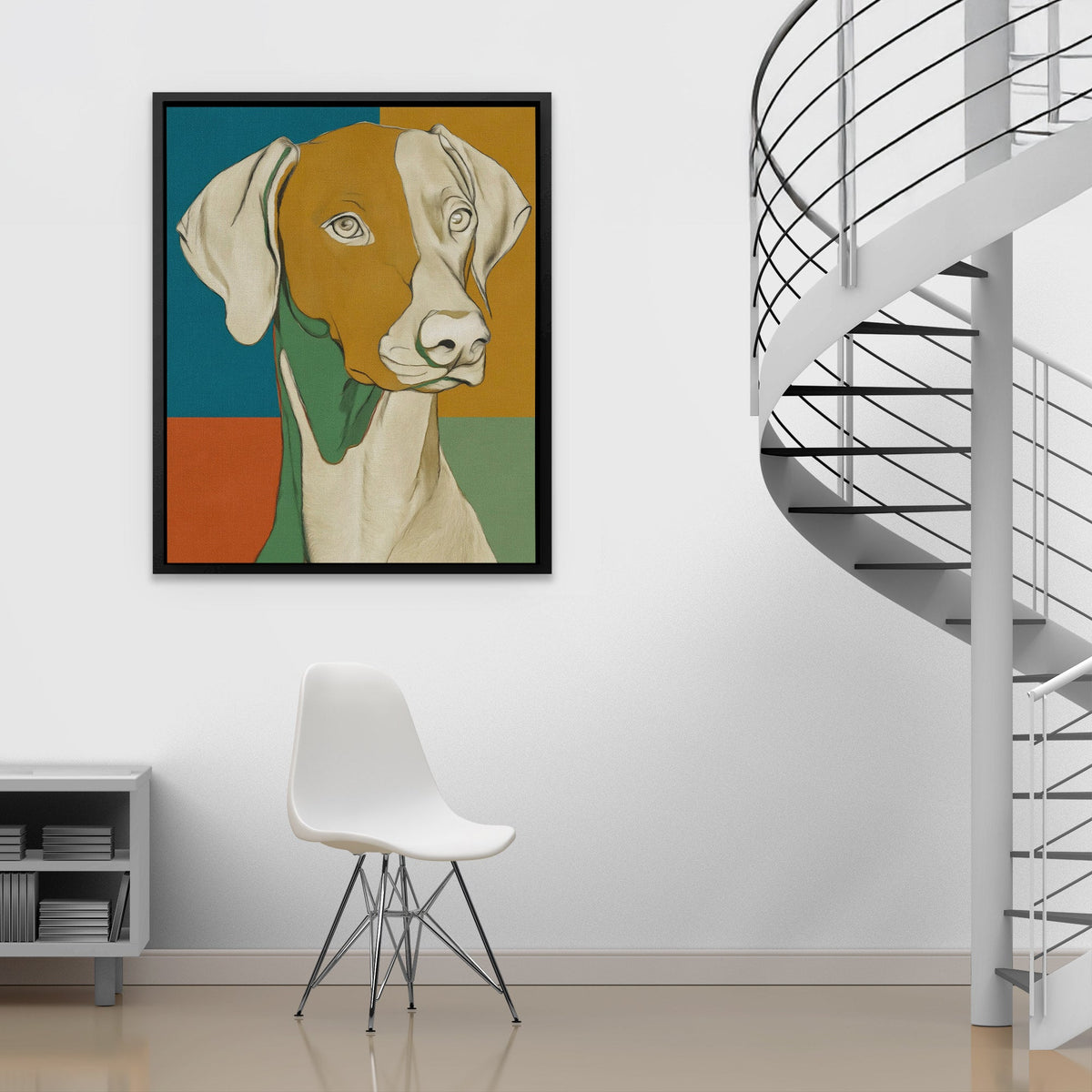 Golden Hour Companion - Luxury Wall Art