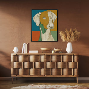 Golden Hour Companion - Luxury Wall Art