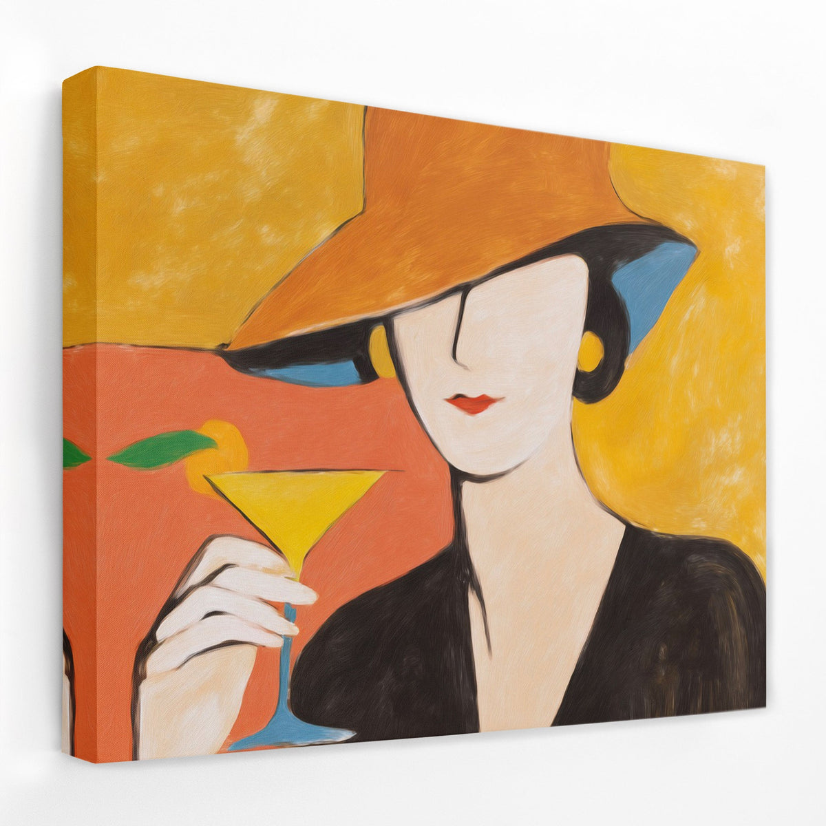 Golden Hour Martini - Luxury Wall Art