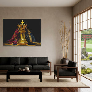 Golden King Enthroned — Golden King Enthroned Japanese Garden Land 155