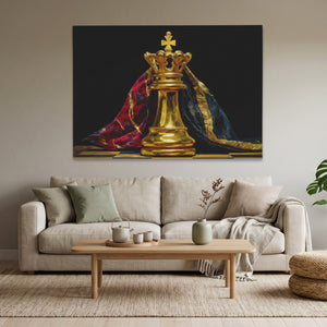 Golden King Enthroned — Golden King Enthroned Calm Vibes Land 123