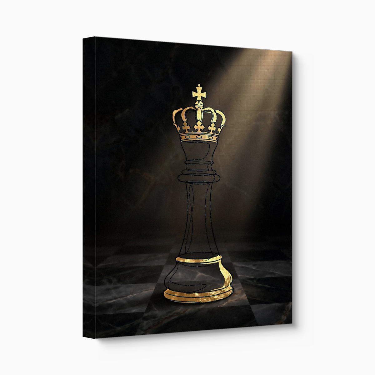 Golden King Regal — golden king regal angled flush print