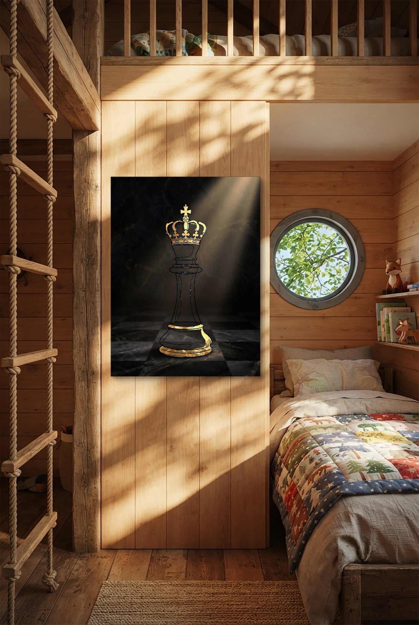 Golden King Regal — golden king regal white studio framed black