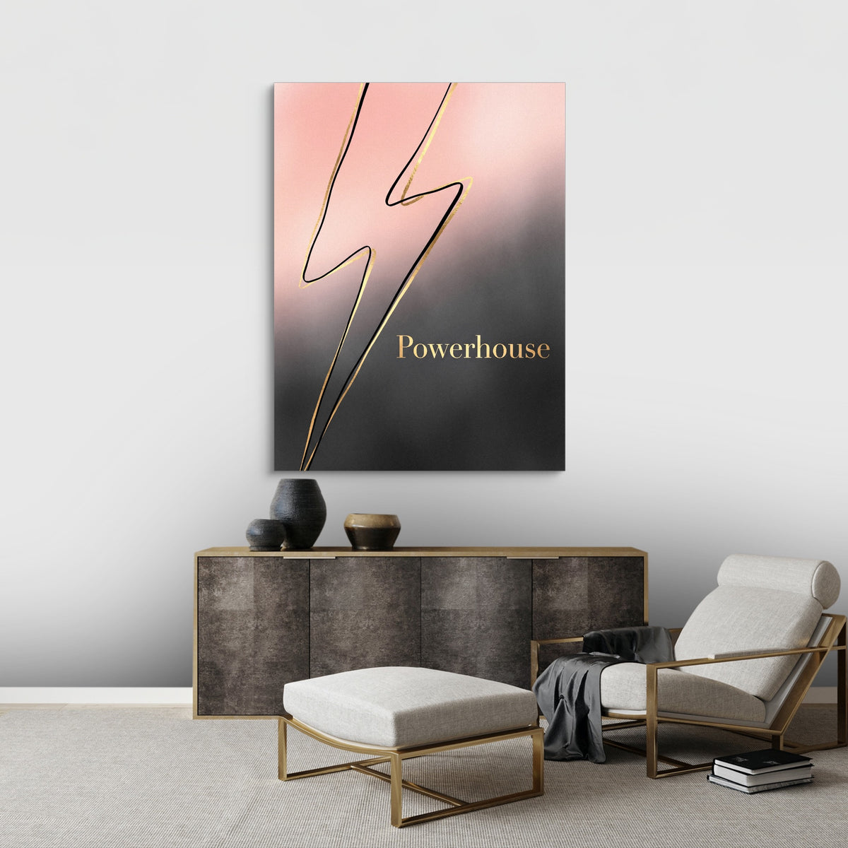 Golden Lightning Powerhouse — golden lightning powerhouse sq best living room 1port flush print