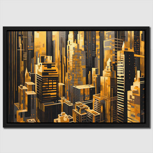 Golden Maze - Luxury Wall Art