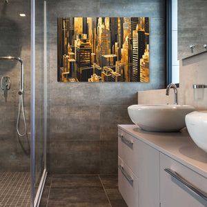 Golden Maze - Luxury Wall Art