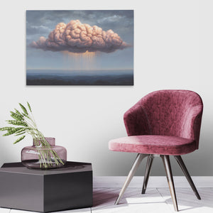 Golden Mind Rain - Luxury Wall Art