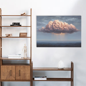 Golden Mind Rain - Luxury Wall Art