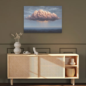 Golden Mind Rain - Luxury Wall Art