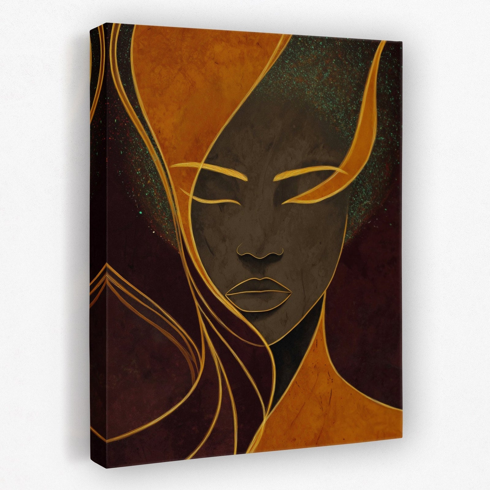 Golden Muse - Luxury Wall Art
