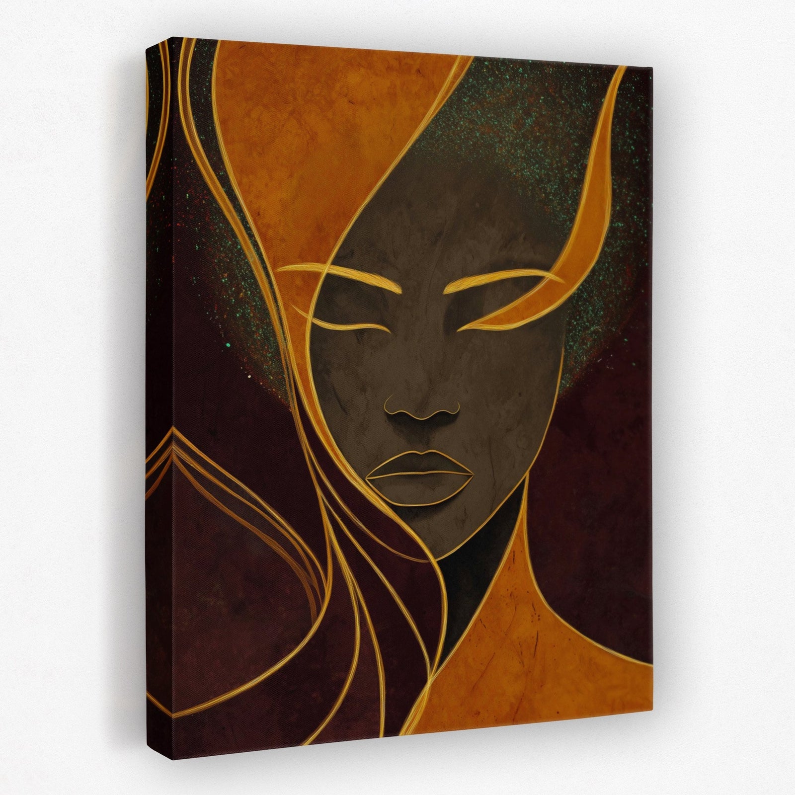 Golden Muse - Luxury Wall Art