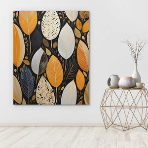 Golden Plumage - Luxury Wall Art