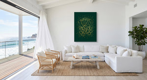 Golden Poker Riches — golden poker riches beachside villa 1port flush print