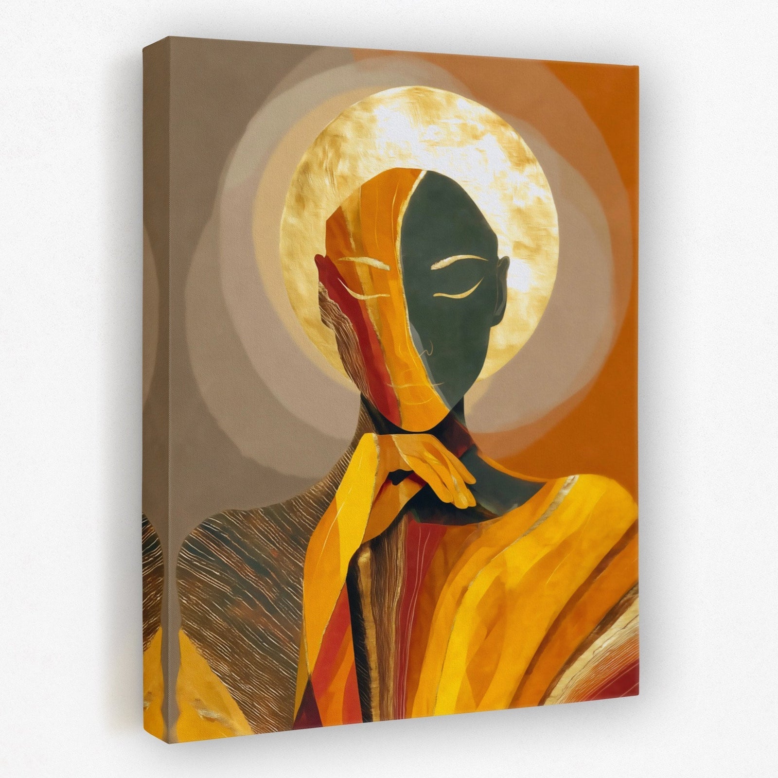 Golden Prayer - Luxury Wall Art