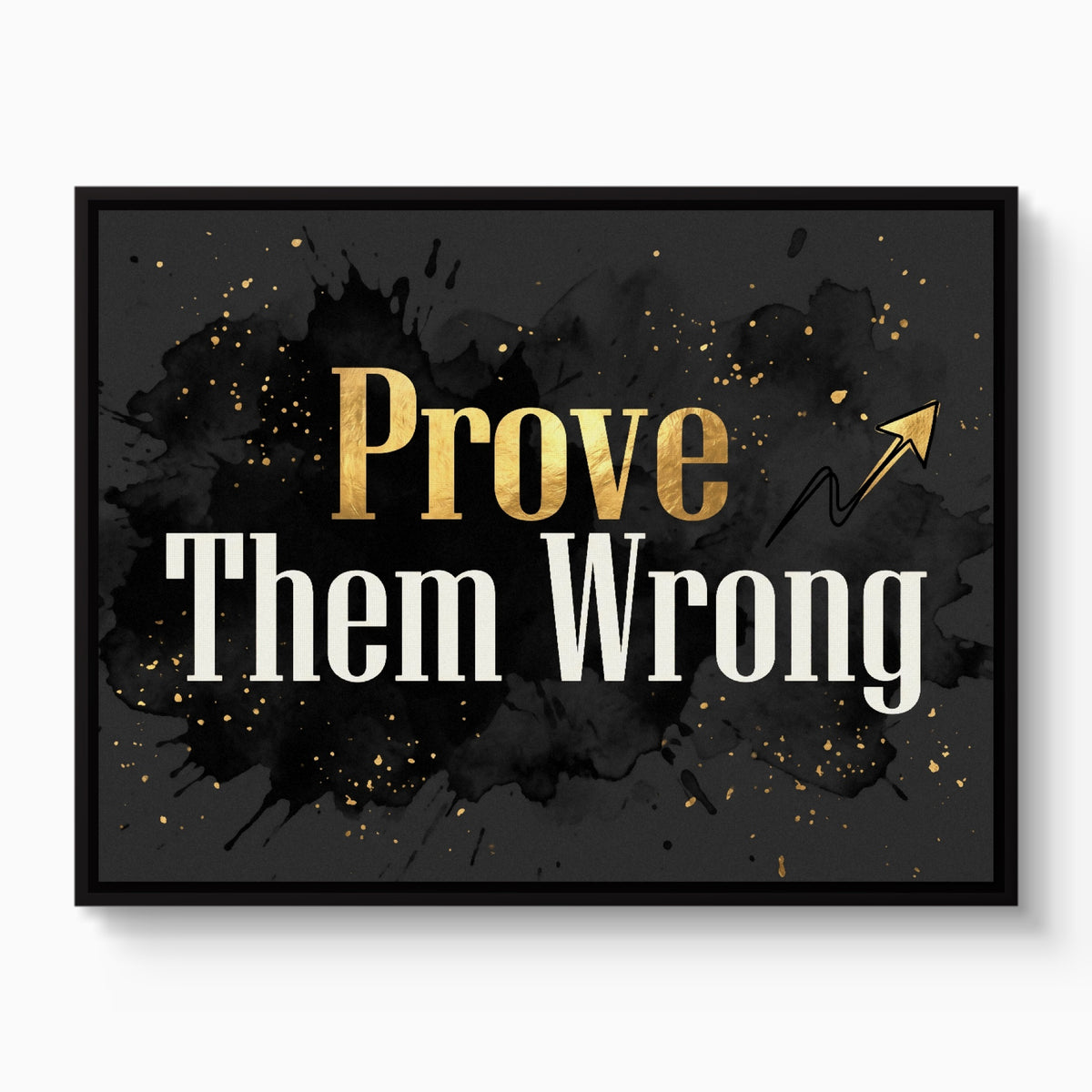 Golden Prove Wrong — golden prove wrong white studio framed black