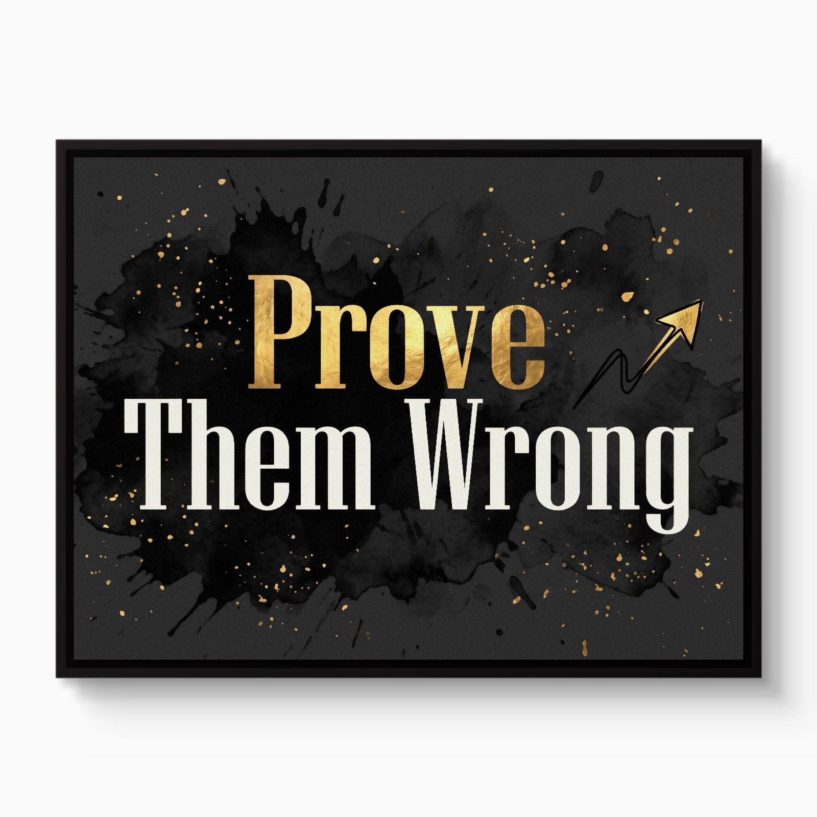 Golden Prove Wrong — golden prove wrong white studio framed black