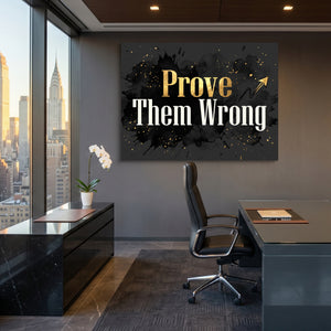 Golden Prove Wrong — golden prove wrong sq office view 1land flush print