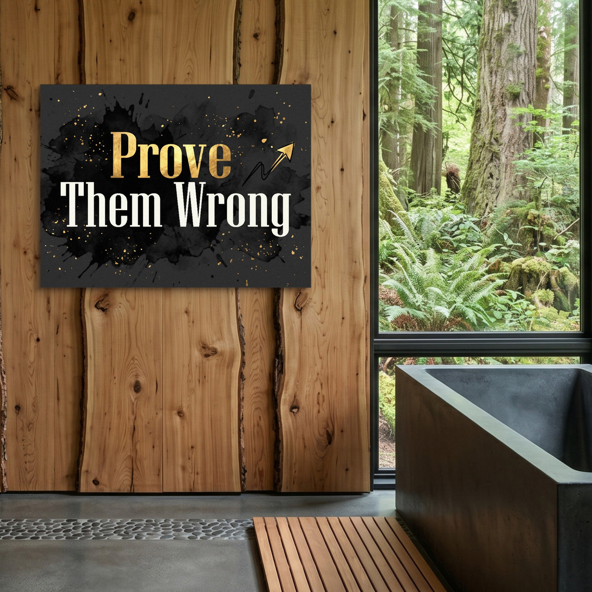 Golden Prove Wrong — golden prove wrong sq outdoor bathroom log 1land flush print