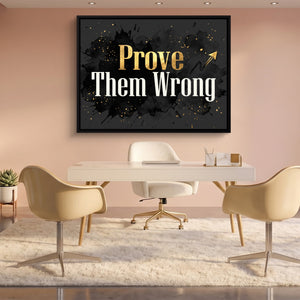 Golden Prove Wrong — golden prove wrong sq pink office 1land framed black