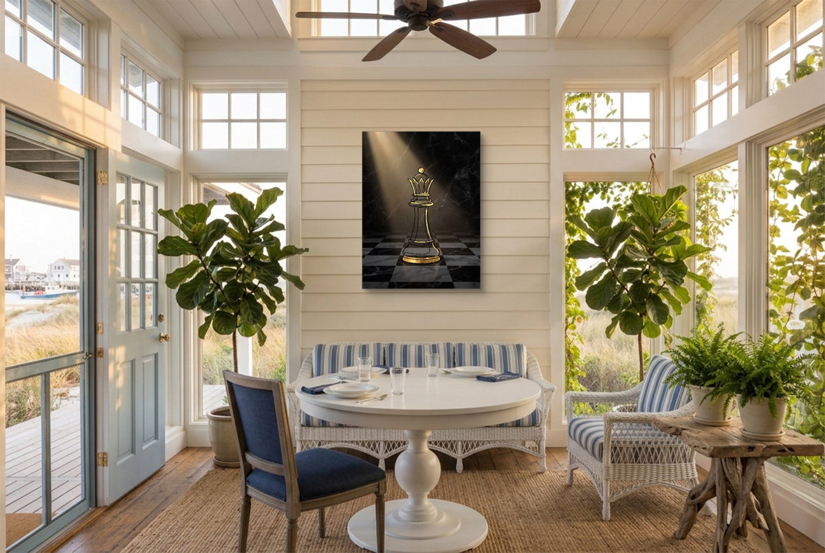 Golden Queen Spotlight — golden queen spotlight sunroom with furniture 1port flush print