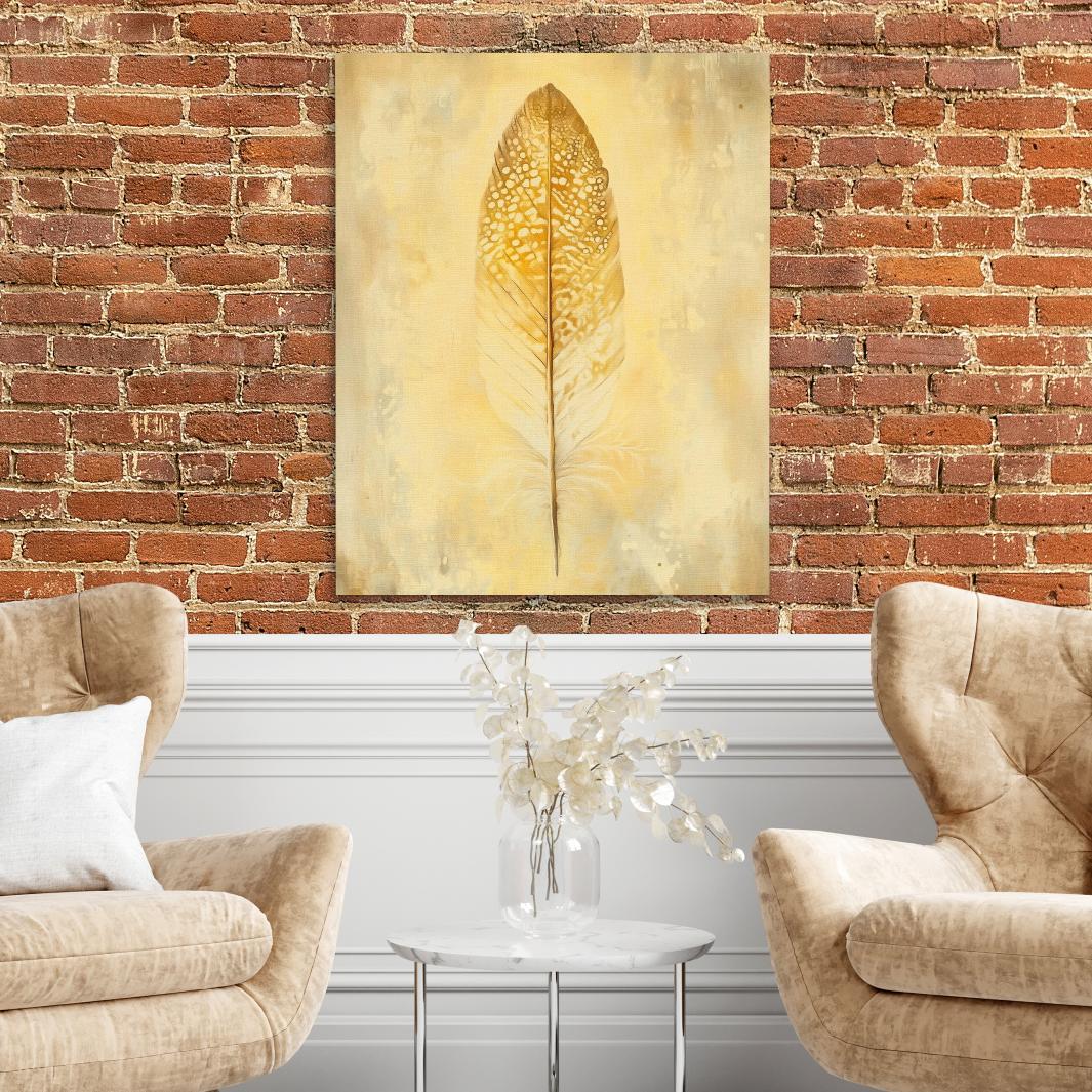 Golden Quill - Luxury Wall Art
