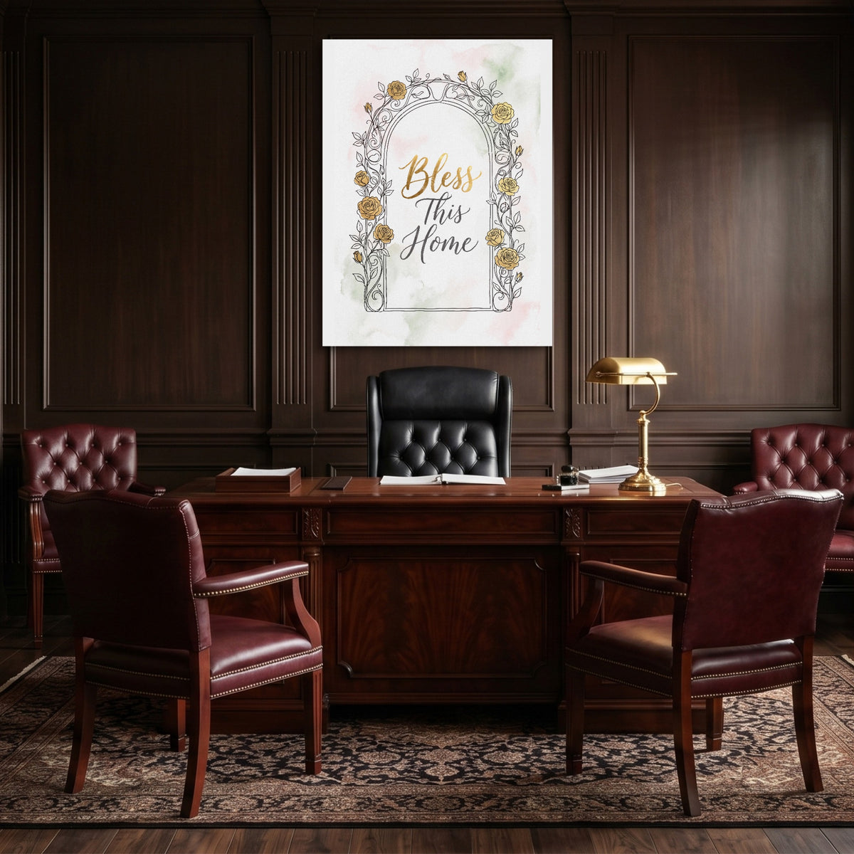 Golden Roses Archway — golden roses archway sq law office 1port flush print