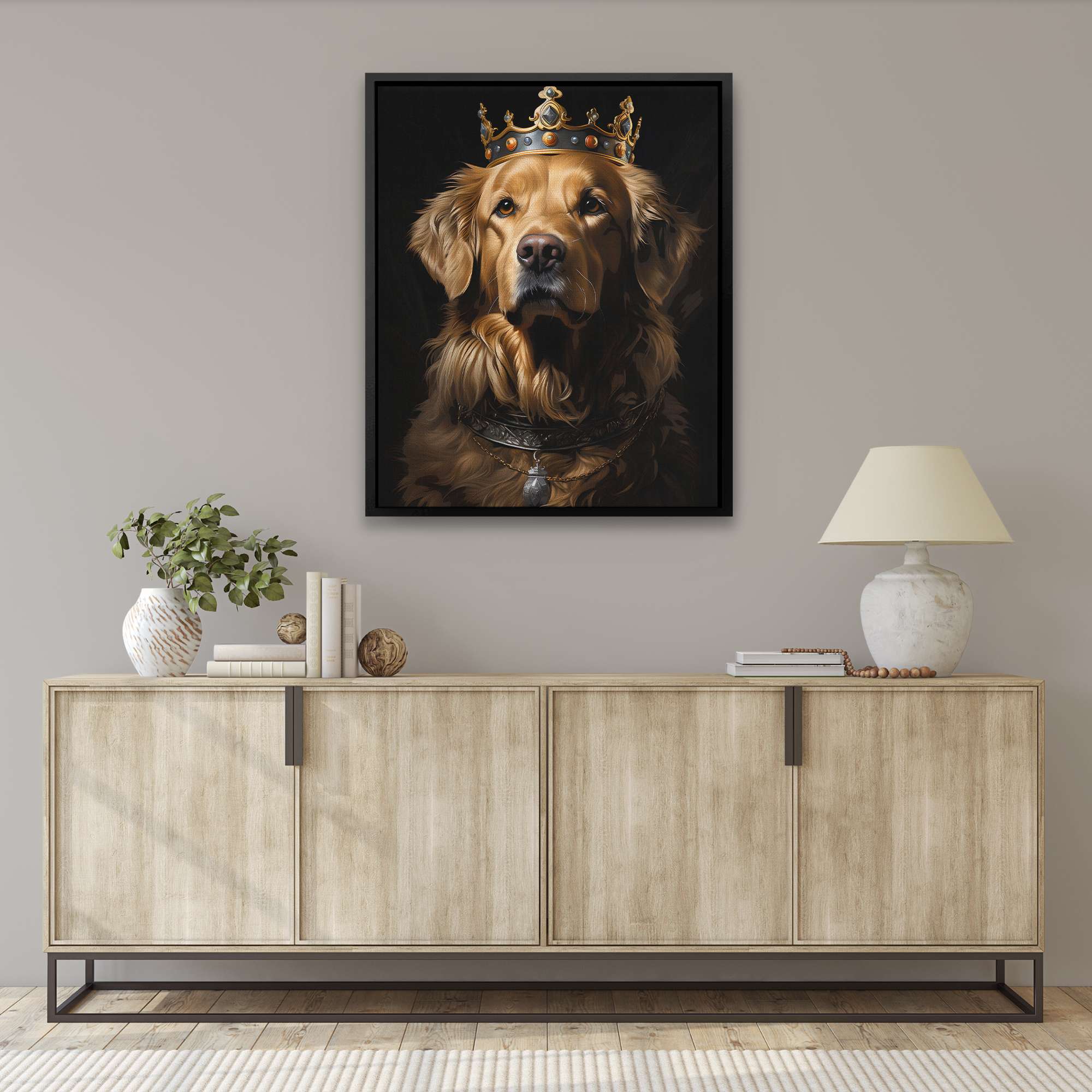 Golden Royalty - Luxury Wall Art