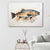 Golden Salmon - Luxury Wall Art