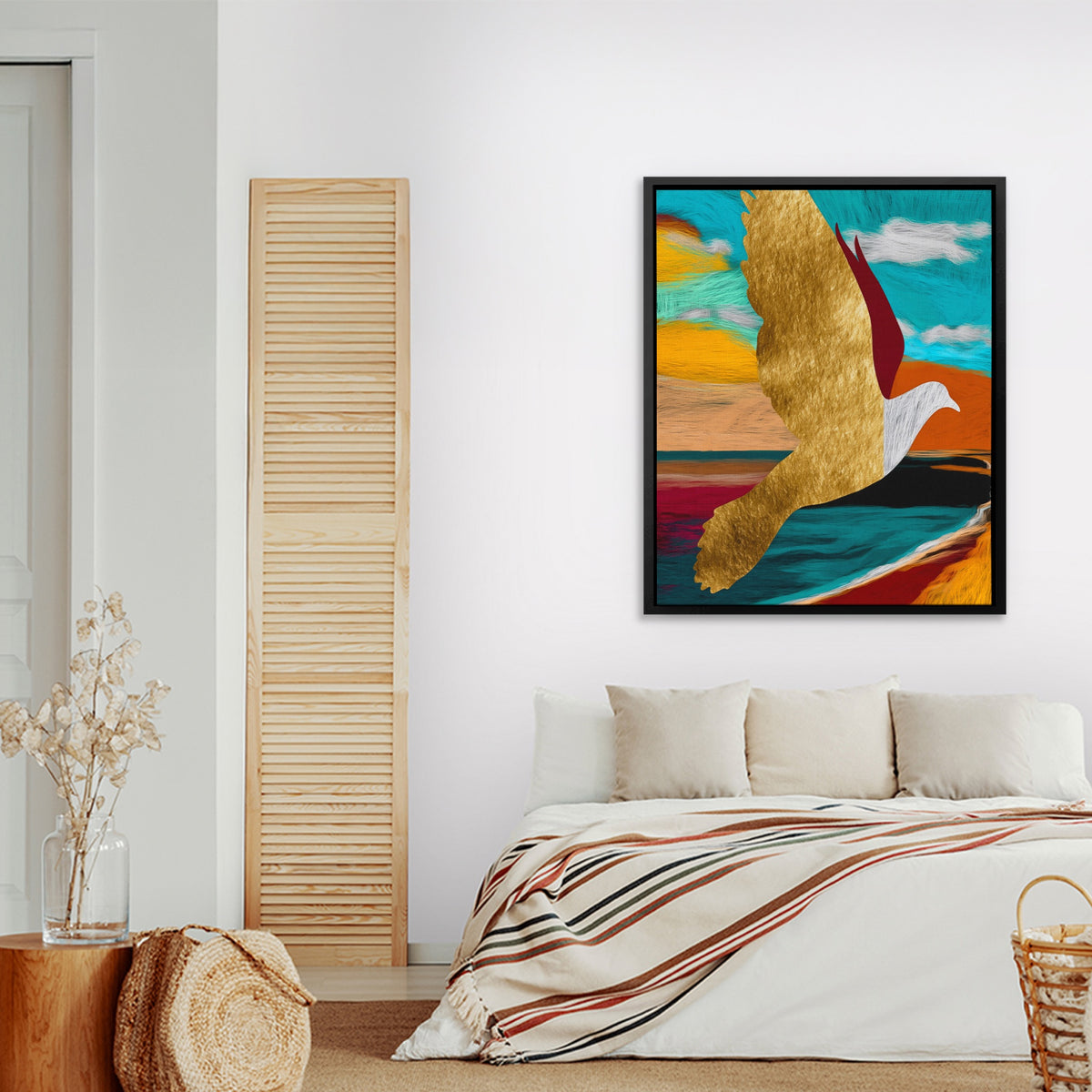 Golden Seagull Soaring — Golden Seagull Soaring New   Port Nice Bedroom 93