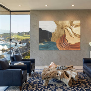 Golden Silhouette Wave — Golden Silhouette Wave Coastal Views Land 150