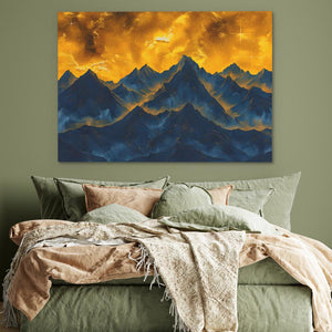 Golden Sky - Luxury Wall Art