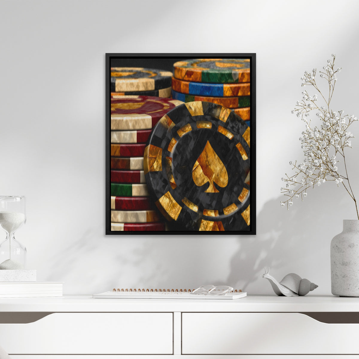 Golden Spade Wealth — Golden Spade Wealth White Snail Table 265
