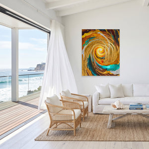 Golden Storm Spiral — Golden Storm Spiral Malibu Beach Port 68