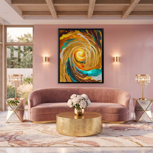 Golden Storm Spiral — Golden Storm Spiral Pink Pleasure Port 134
