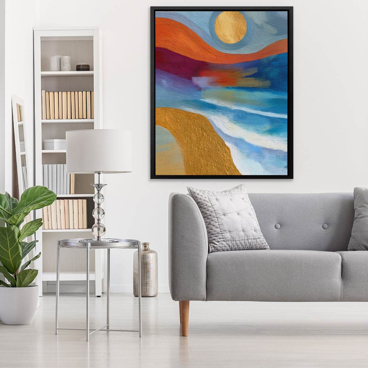 Golden Sun Seascape — Golden Sun Seascape Window Light V2 289