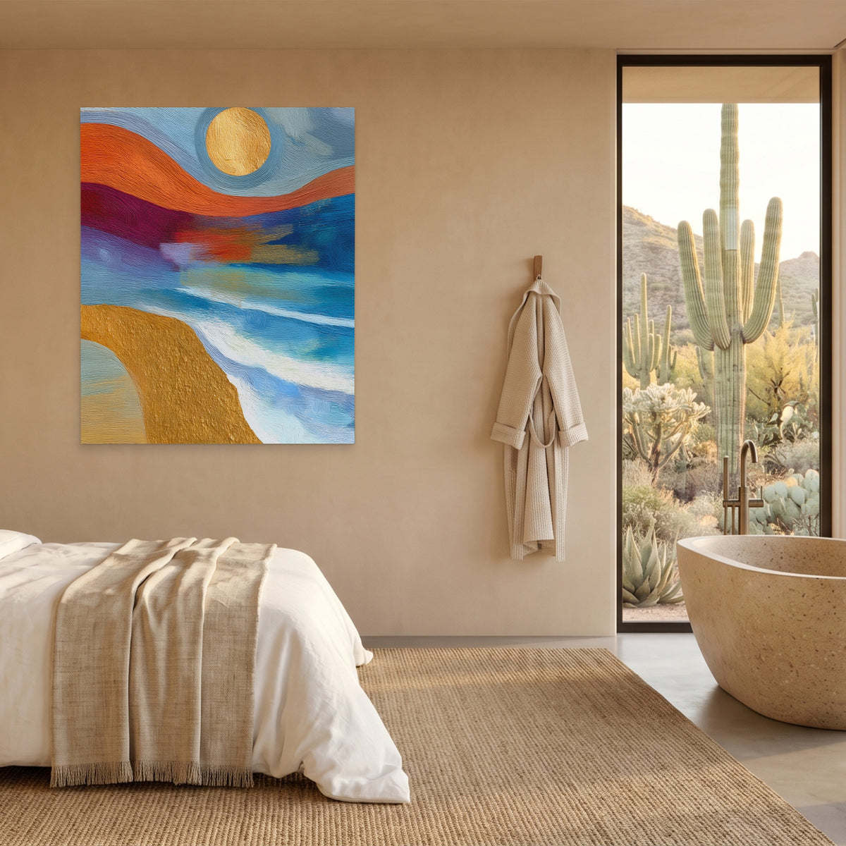Golden Sun Seascape — Golden Sun Seascape Desert Home Port 3