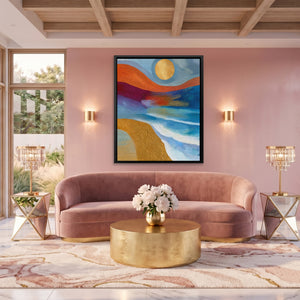 Golden Sun Seascape — Golden Sun Seascape Pink Pleasure Port 135