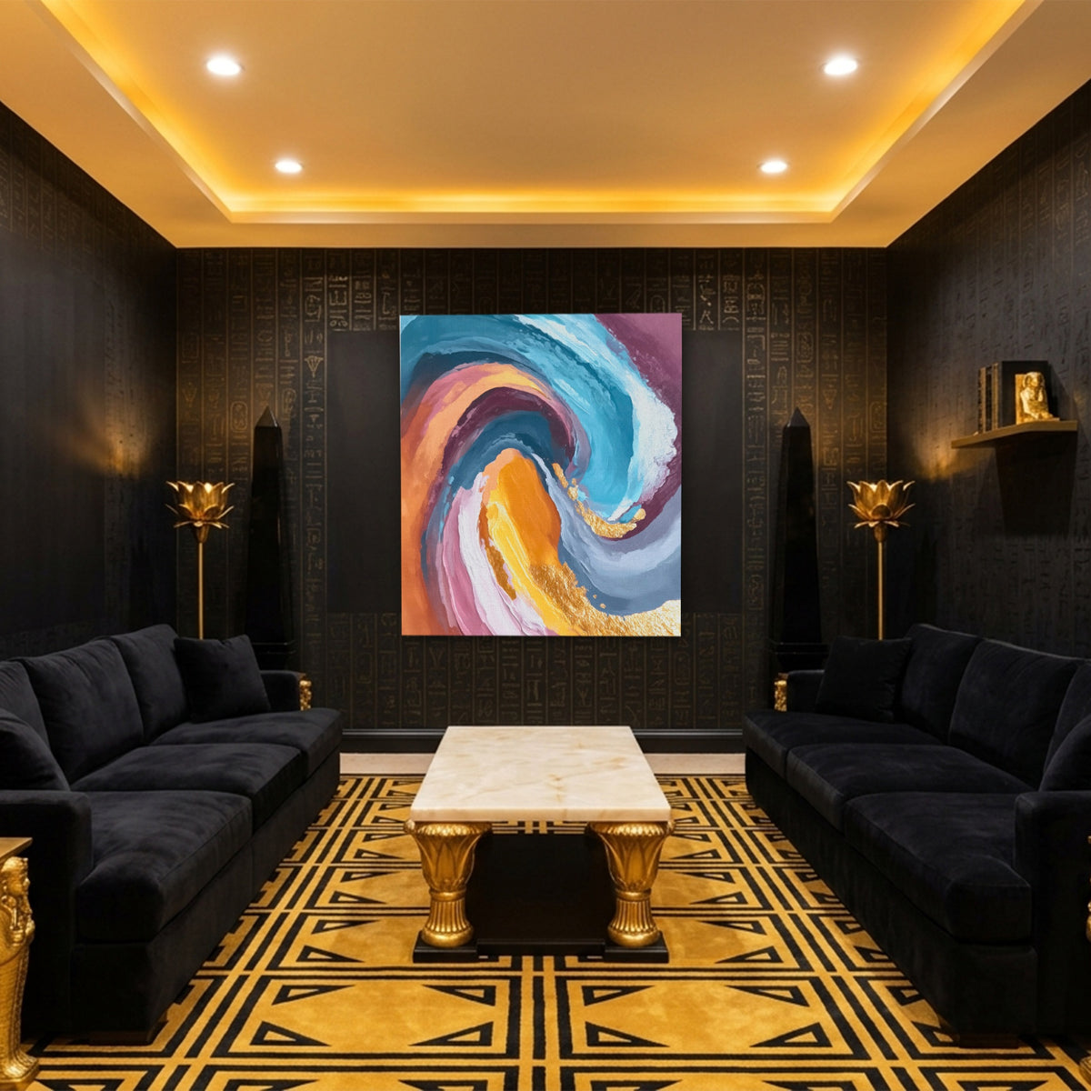 Golden Swirl Organic — Golden Swirl Organic Egyptian Room Port 23