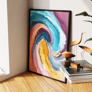 Golden Swirl Organic — Golden Swirl Organic New   Living Room Wall Apartment Zoom 77