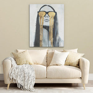 Golden Tears - Luxury Wall Art