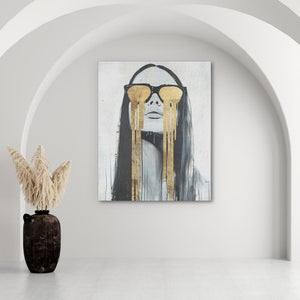 Golden Tears - Luxury Wall Art