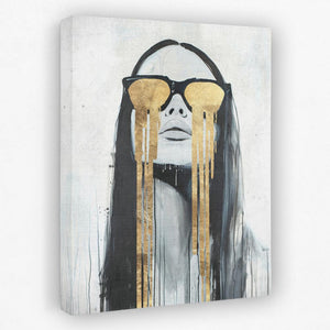 Golden Tears - Luxury Wall Art