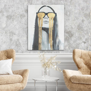 Golden Tears - Luxury Wall Art