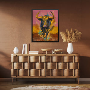 Golden Thunders Charge - Luxury Wall Art